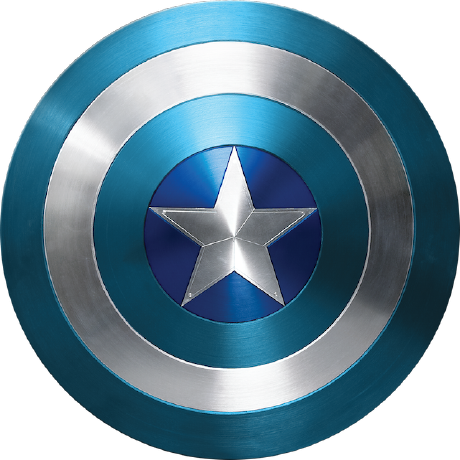 blue cap shield